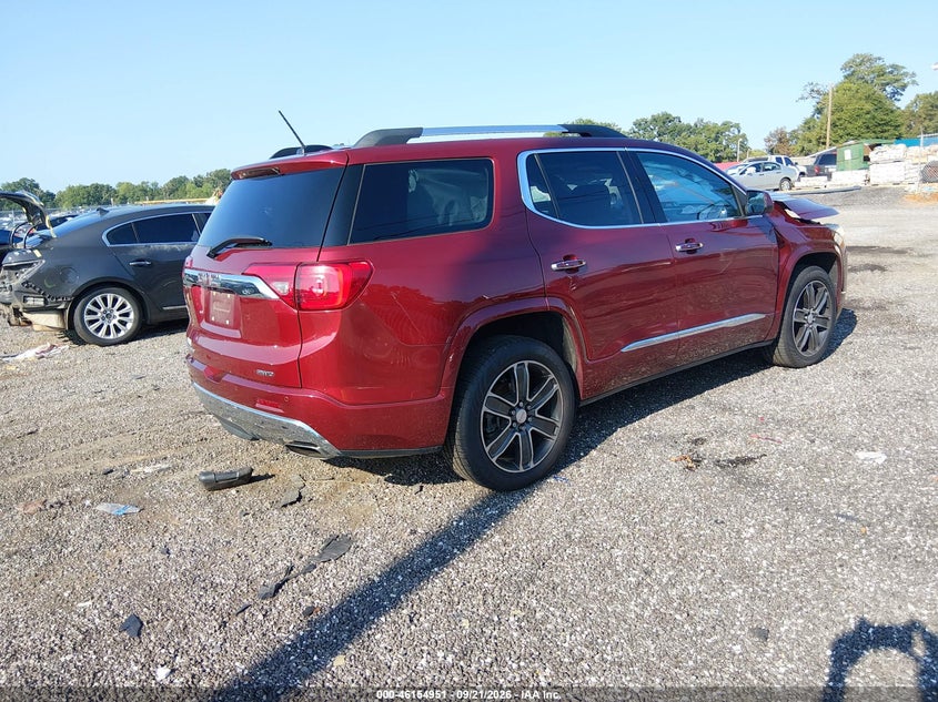 Vin: 1gkknxls9jz169192, lot: 46654750, gmc acadia denali 20184