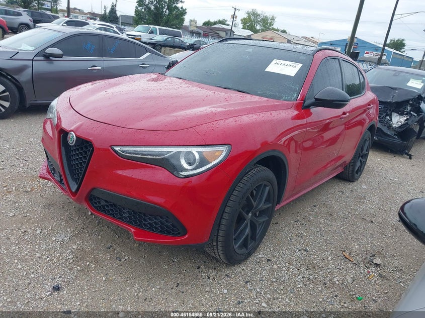 Vin: zaspajan5m7d16915, lot: 46654754, alfa romeo stelvio 20212