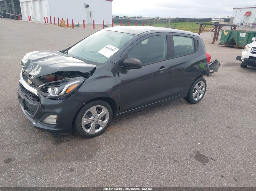 Vin: kl8cb6sa1lc425268, lot: 46654818, chevrolet spark fwd ls automatic 20202