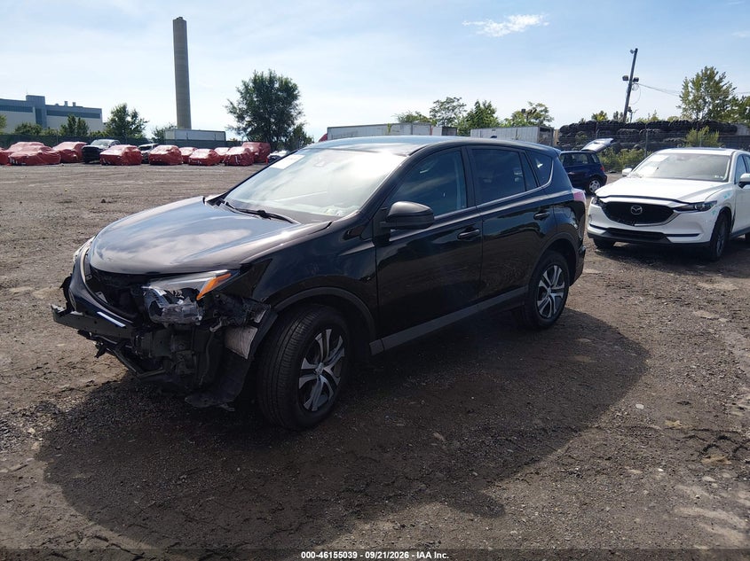 Vin: 2t3bfrev3jw729316, lot: 46654838, toyota rav4 le 20182
