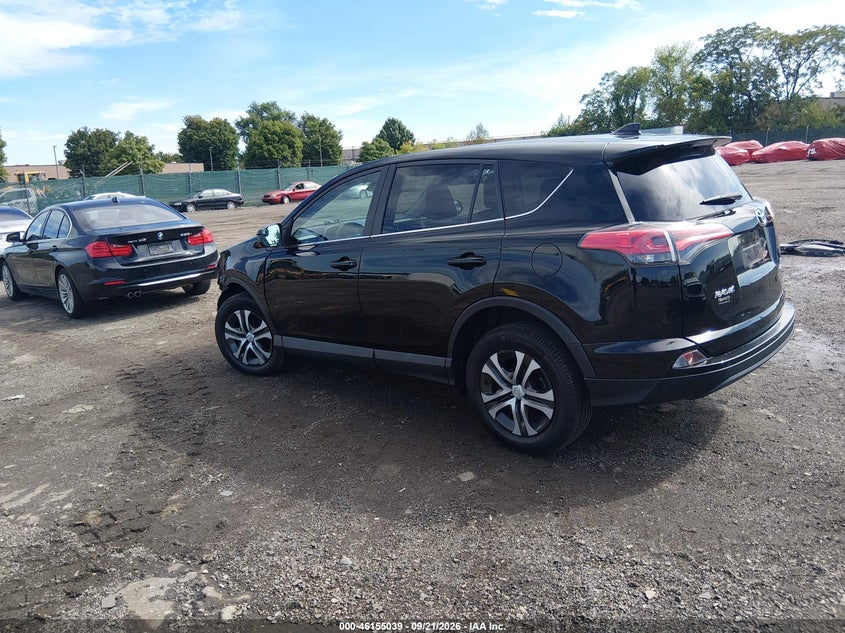 Vin: 2t3bfrev3jw729316, lot: 46654838, toyota rav4 le 20183