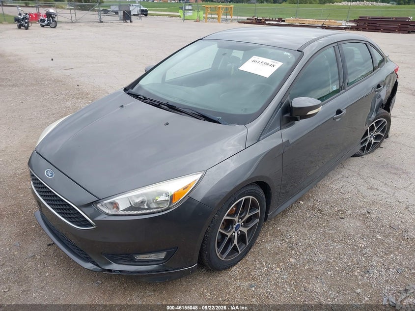 Vin: 1fadp3f26fl373161, lot: 46654848, ford focus se 20152