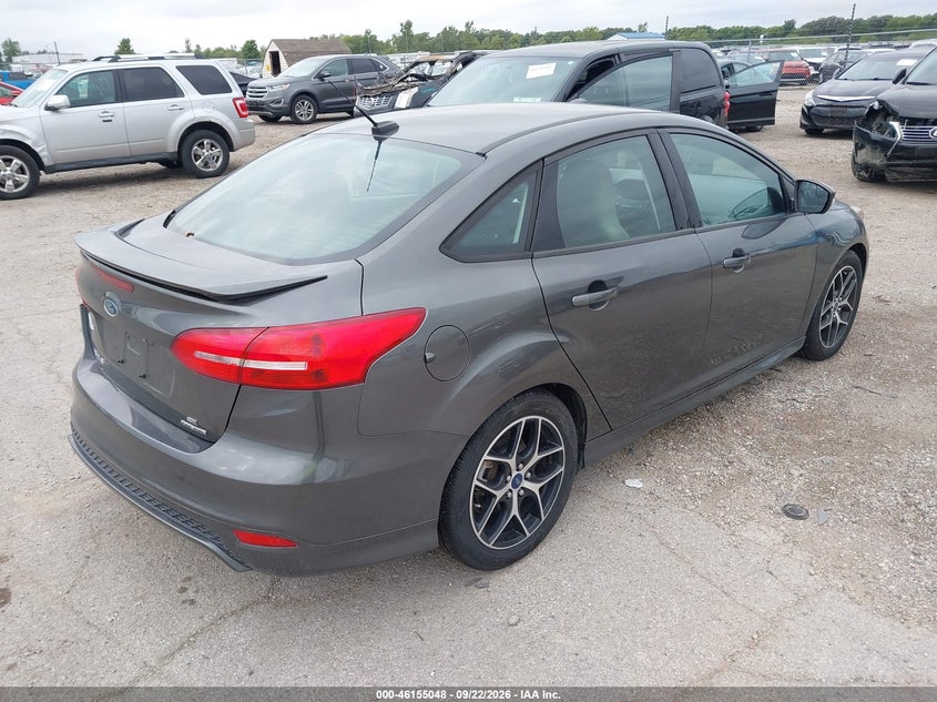 Vin: 1fadp3f26fl373161, lot: 46654848, ford focus se 20154