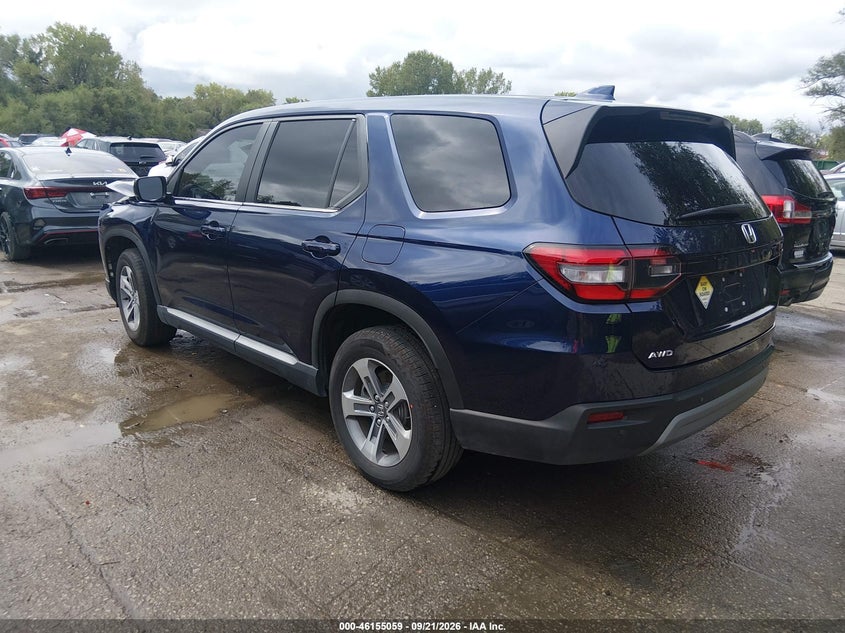 Vin: 5fnyg1h45sb186845, lot: 46654858, honda pilot ex-l 20253