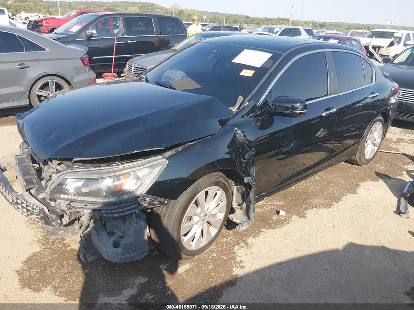 Vin: 1hgcr2f82ea040563, lot: 46654870, honda accord ex-l 20142