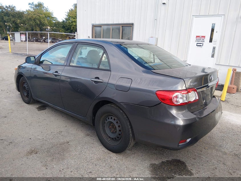Vin: 2t1bu4ee3bc738201, lot: 46654899, toyota corolla le 20113