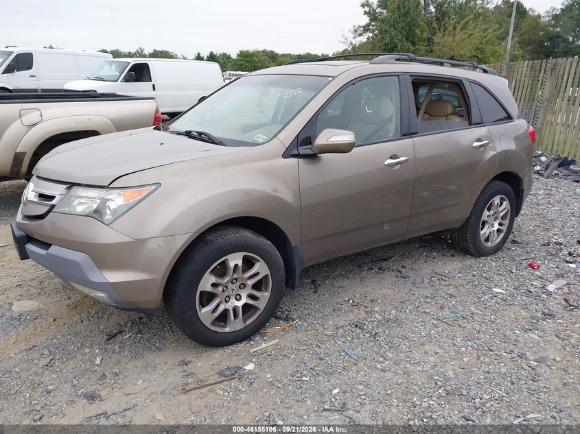 ACURA MDX 2009 VIN 2HNYD28669H506396