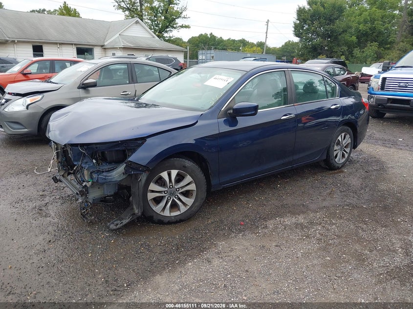 Vin: 1hgcr2f3xea204128, lot: 46654910, honda accord lx 20142