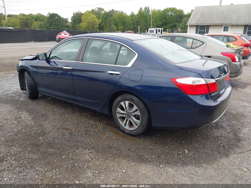 Vin: 1hgcr2f3xea204128, lot: 46654910, honda accord lx 20143