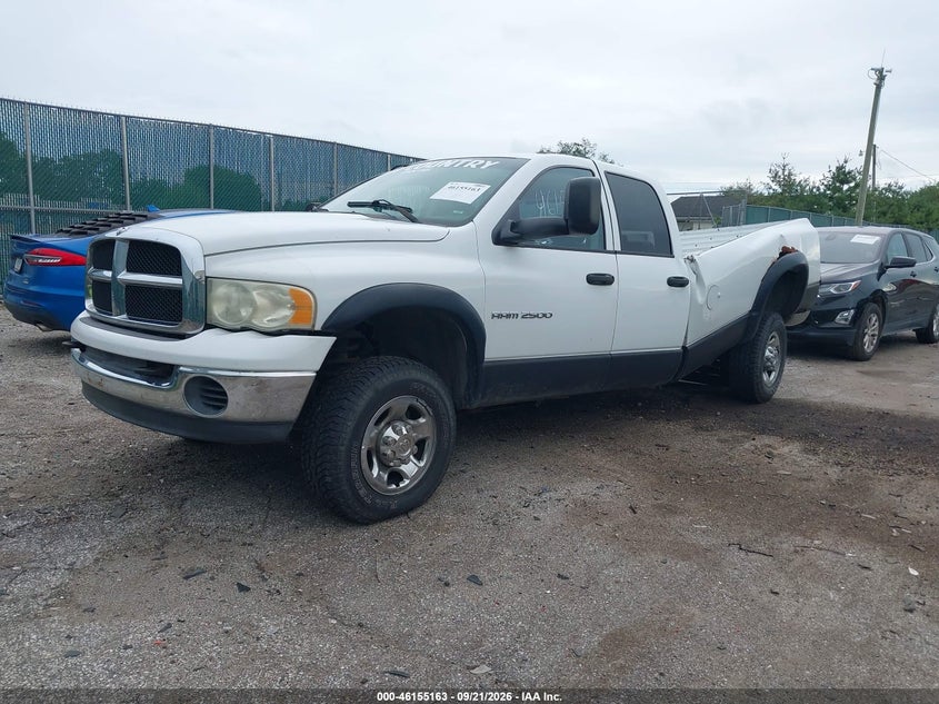 DODGE RAM 2500 2003 VIN 1D7KU28D43J670719