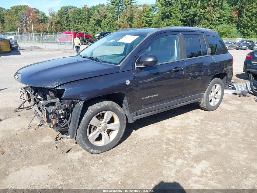 Vin: 1c4njdcbxed863847, lot: 46655006, jeep compass limited 20142