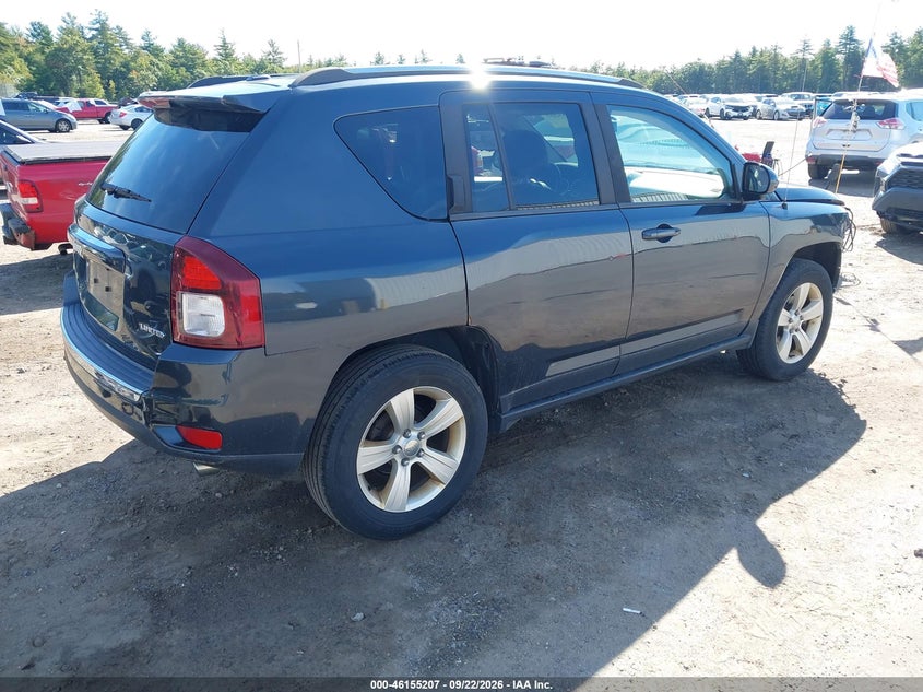 Vin: 1c4njdcbxed863847, lot: 46655006, jeep compass limited 20144