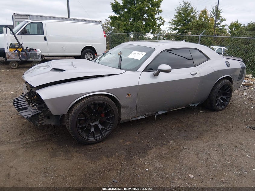 Vin: 2c3cdzfj7fh500462, lot: 46655052, dodge challenger r/t scat pack 20152
