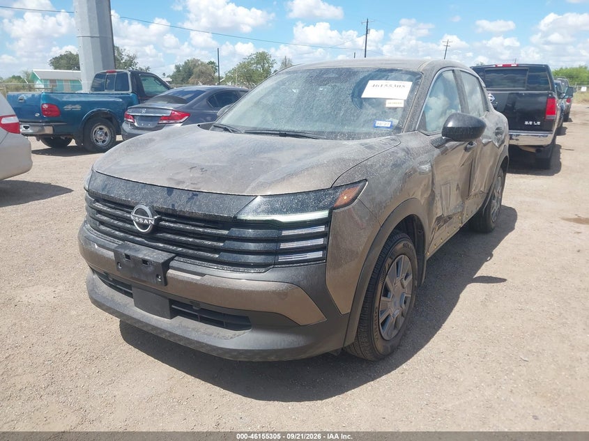 Vin: 3n8ap6ba3sl399960, lot: 46655104, nissan kicks s fwd 20252