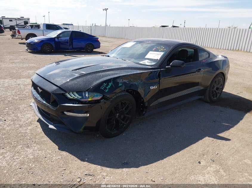 Vin: 1fa6p8cf4k5168675, lot: 46655114, ford mustang gt 20192