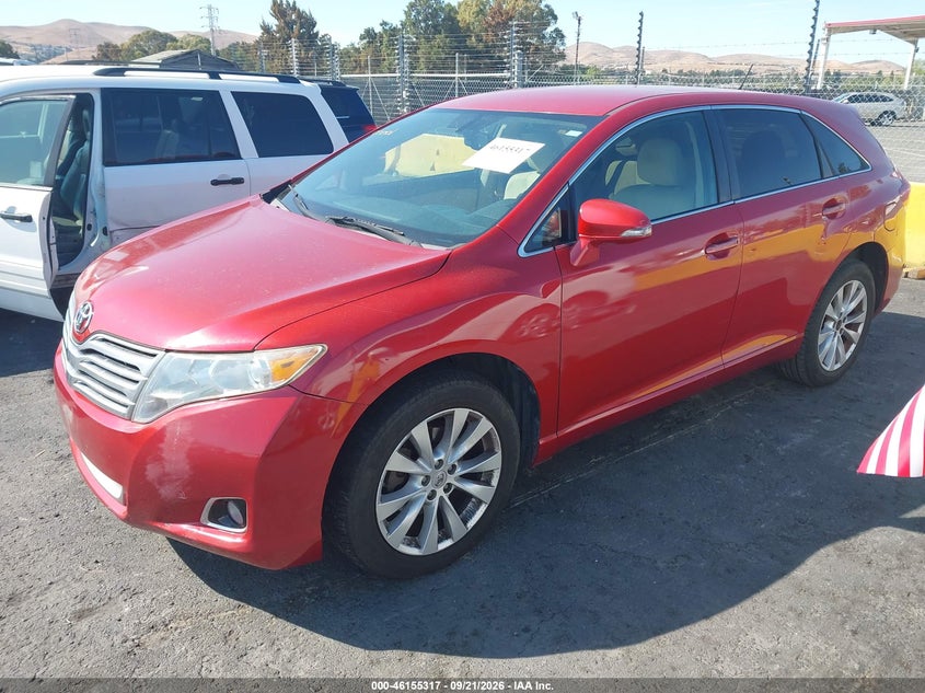 Vin: 4t3za3bb6du067689, lot: 46655116, toyota venza le 20132