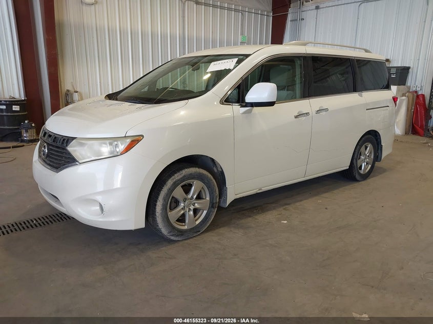 Vin: jn8ae2kp5d9068120, lot: 46655123, nissan quest sv 20132