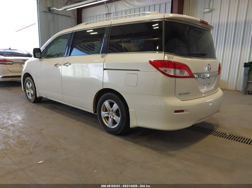 Vin: jn8ae2kp5d9068120, lot: 46655123, nissan quest sv 20133