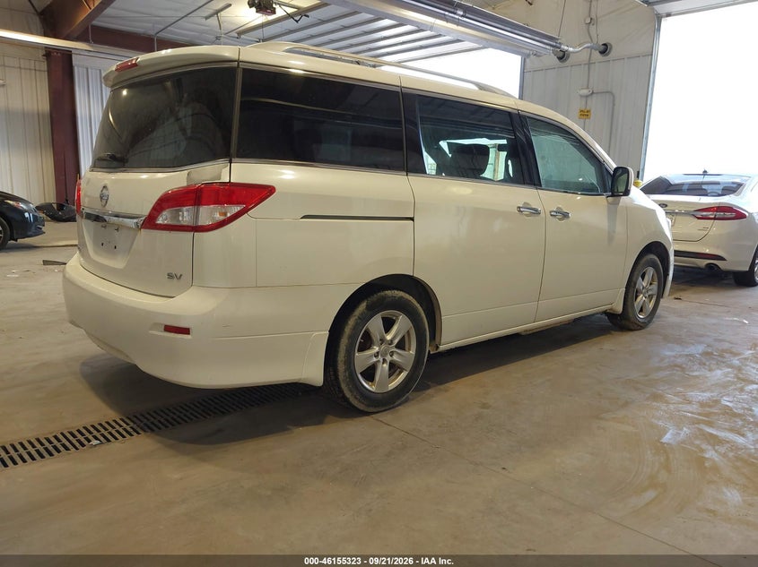 Vin: jn8ae2kp5d9068120, lot: 46655123, nissan quest sv 20134