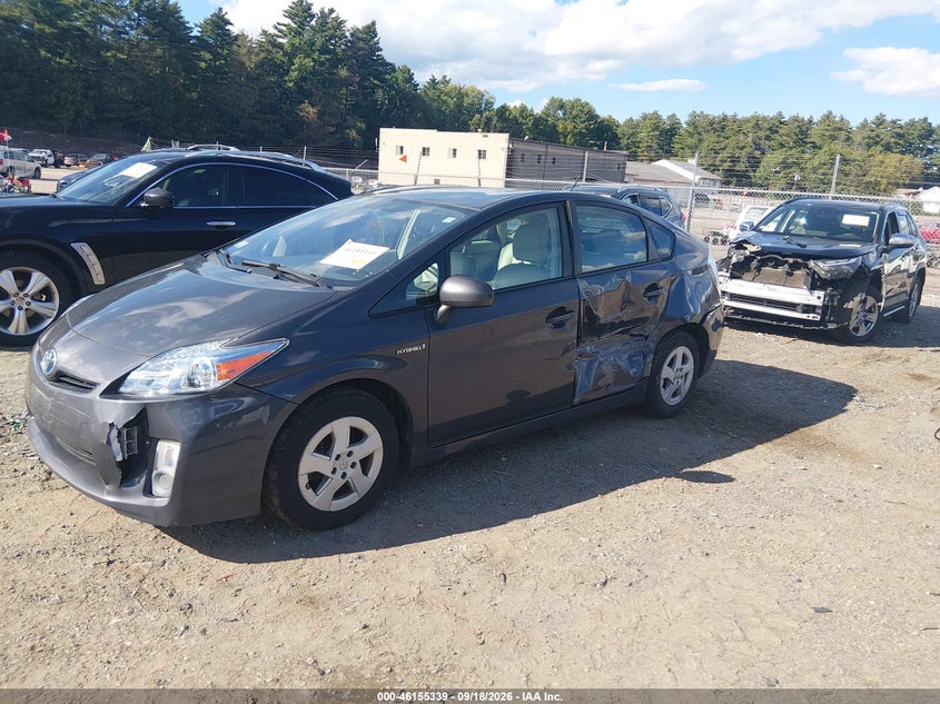 Vin: jtdkn3du2b5365052, lot: 46655138, toyota prius two 20112
