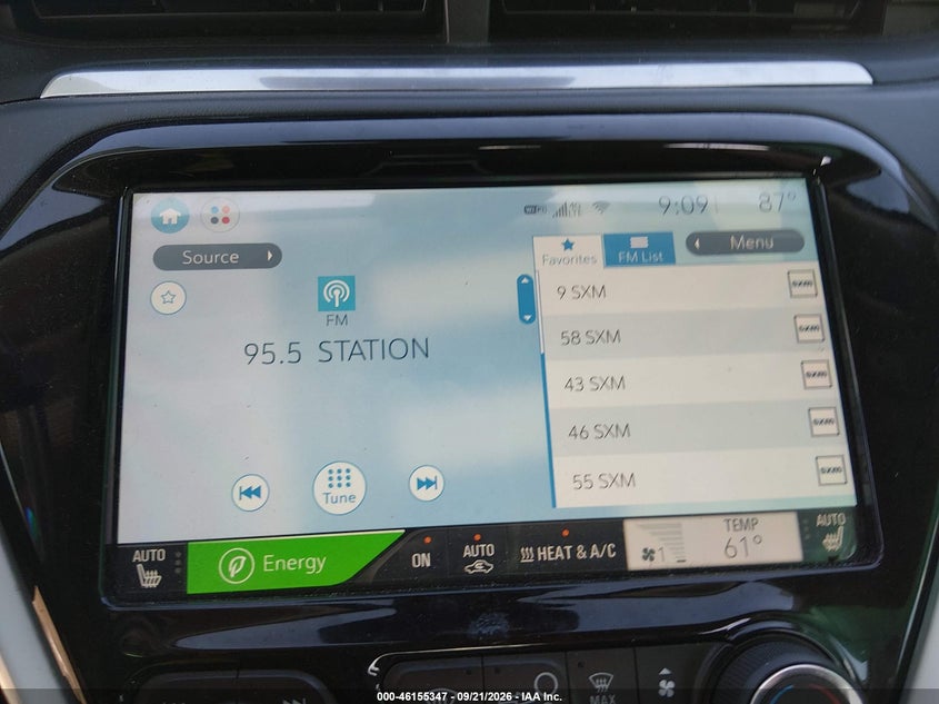 CHEVROLET BOLT EV 2017 VIN 1G1FX6S06H4179440