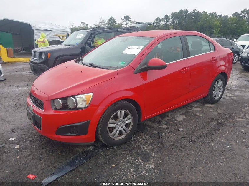 2012 Chevrolet Sonic, Удар ззаду, IAAI, VIN 1G1JC5SH2C4206289 — фото 2