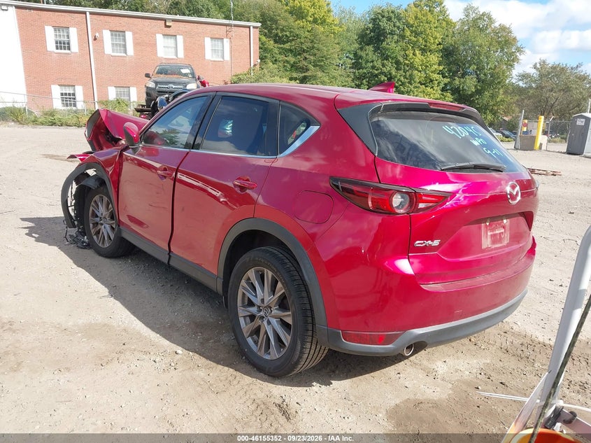 Vin: jm3kfadm6k1570454, lot: 46655151, mazda cx-5 grand touring 20193