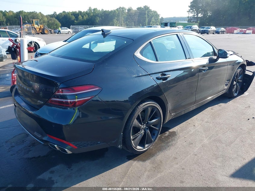 Vin: kmtg34ta9pu130686, lot: 46655164, genesis g70 2.0t awd 20234