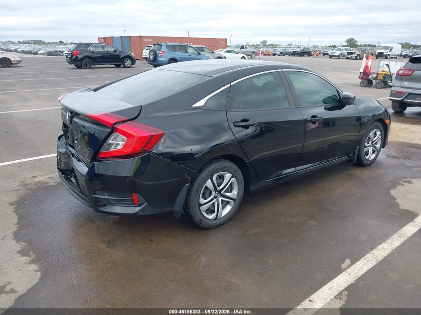 Vin: 19xfc2f5xhe061987, lot: 46655182, honda civic lx 20174