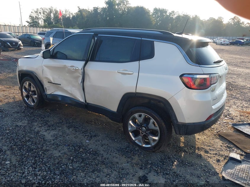 Vin: 3c4njdcb1lt132621, lot: 46655185, jeep compass limited 4x4 20203