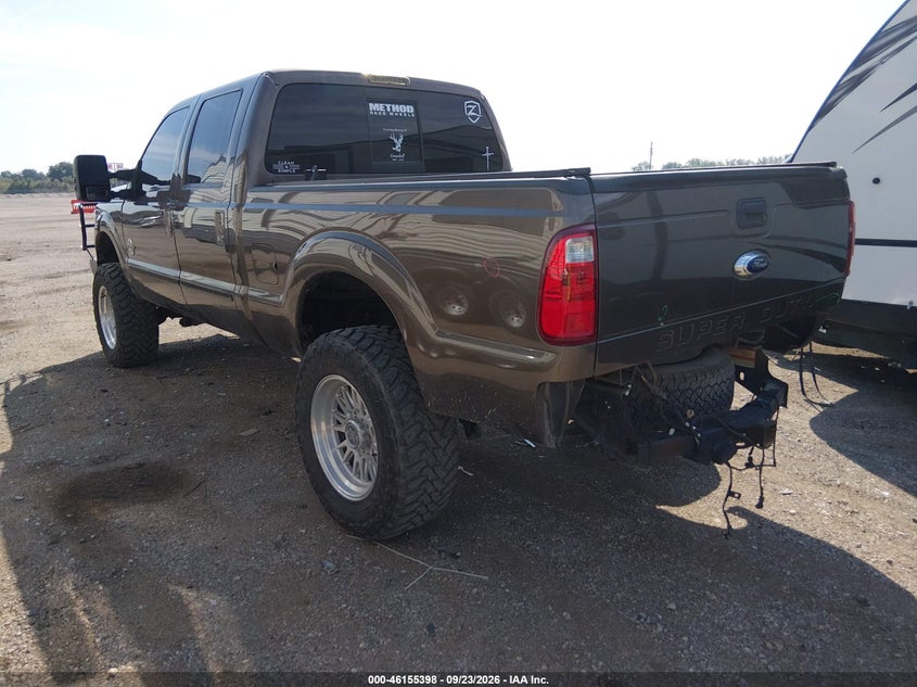 Vin: 1ft7w2bt1feb39436, lot: 46655197, ford f-250 lariat 20153