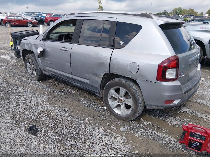 Vin: 1c4njdeb2ed847736, lot: 46655202, jeep compass latitude 20143