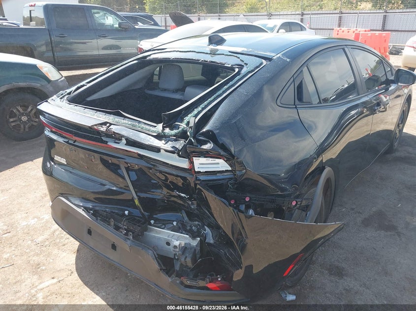 Vin: jtdacaau8s3052593, lot: 46655227, toyota prius le 20254