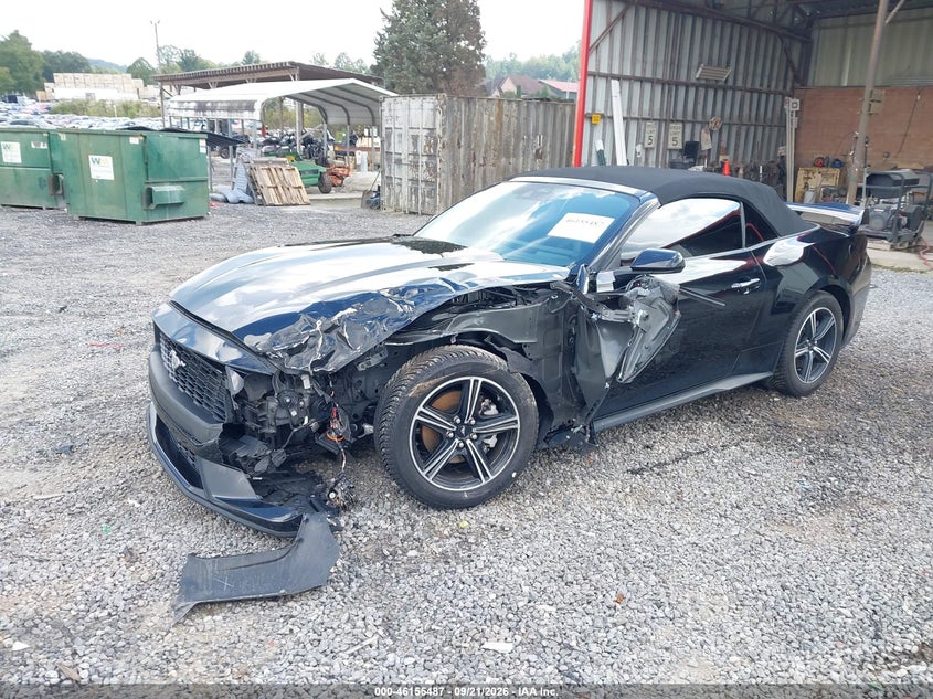 Vin: 1fagp8uh1r5135311, lot: 46655286, ford mustang ecoboost premium 20242