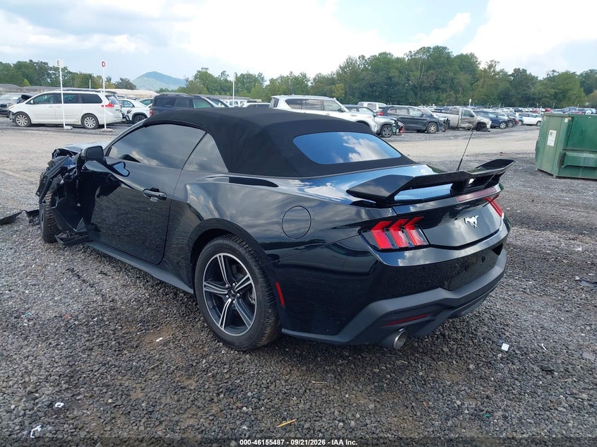 Vin: 1fagp8uh1r5135311, lot: 46655286, ford mustang ecoboost premium 20243