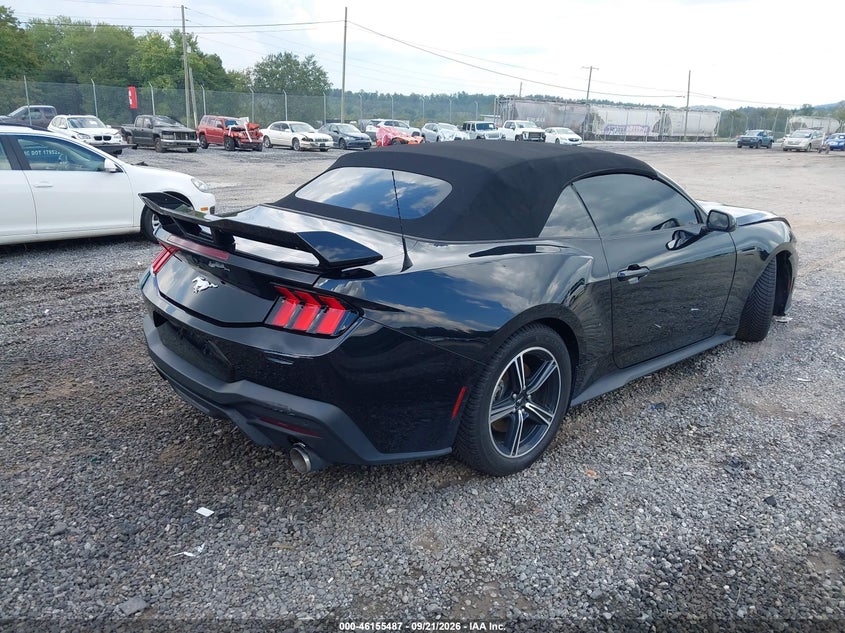 Vin: 1fagp8uh1r5135311, lot: 46655286, ford mustang ecoboost premium 20244