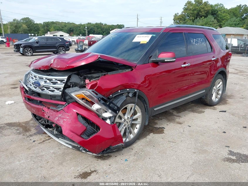 Vin: 1fm5k7f8xjga77095, lot: 46655291, ford explorer limited 20182