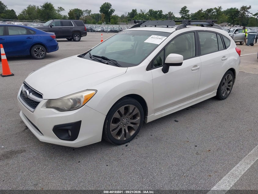 Vin: jf1gpau66d2885819, lot: 46655300, subaru impreza 2.0i sport limited 20132