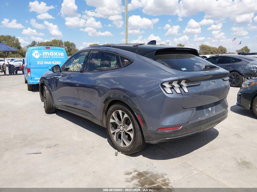 Vin: 3fmtk3su2mma25442, lot: 46655302, ford mustang mach-e premium 20213