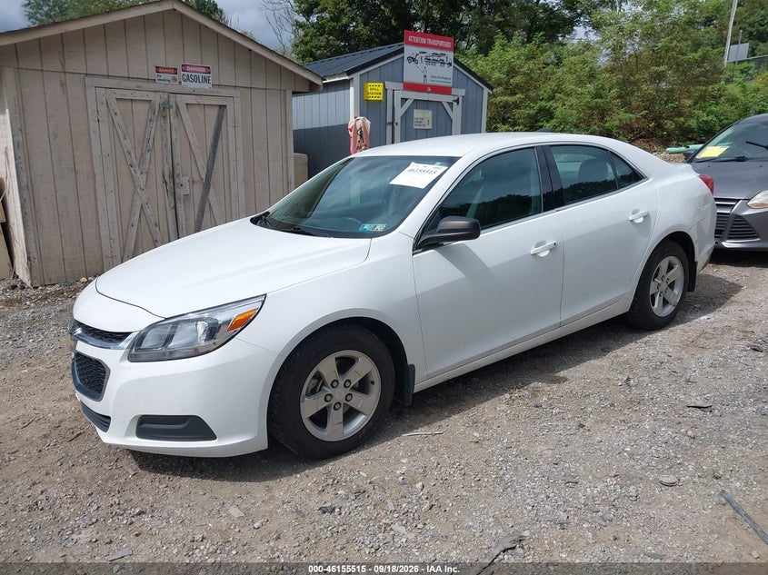 Vin: 1g11b5sl8ff236512, lot: 46655314, chevrolet malibu ls 20152