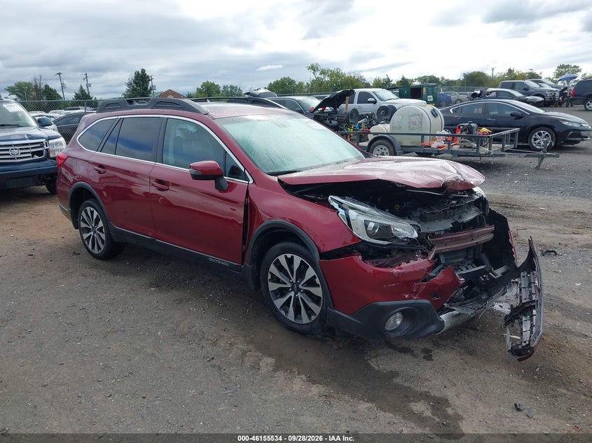 Vin: 4s4bsanc7g3338429, lot: 46655333, subaru outback 2.5i limited 20161