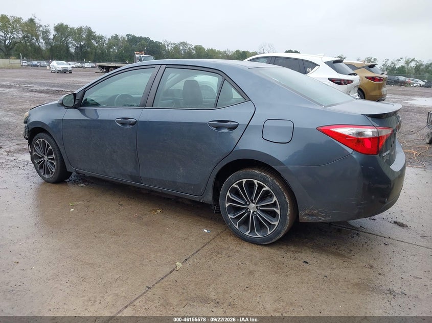 Vin: 2t1burhe1ec081606, lot: 46655377, toyota corolla s plus 20143