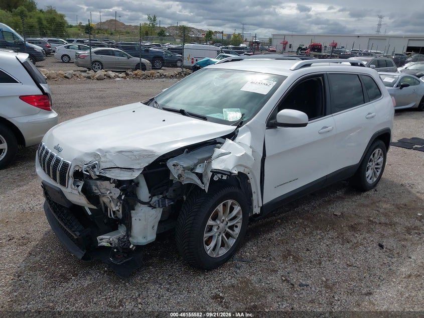 Vin: 1c4pjlcb1kd387938, lot: 46655381, jeep cherokee latitude fwd 20192