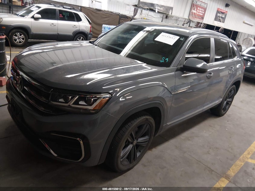 Vin: 1v2pe2ca5mc209866, lot: 46655411, volkswagen atlas cross sport 3.6l v6 se w/technology r-line 20212