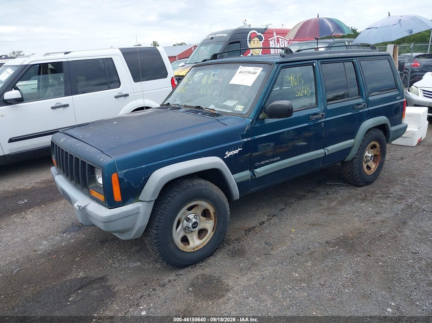 1998 Jeep Cherokee, Звичайний знос, IAAI, VIN 1J4FJ68S3WL190832 — фото 2