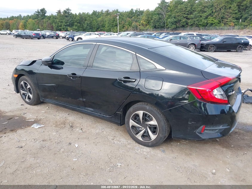Vin: 2hgfc2f62kh547392, lot: 46655466, honda civic lx 20193