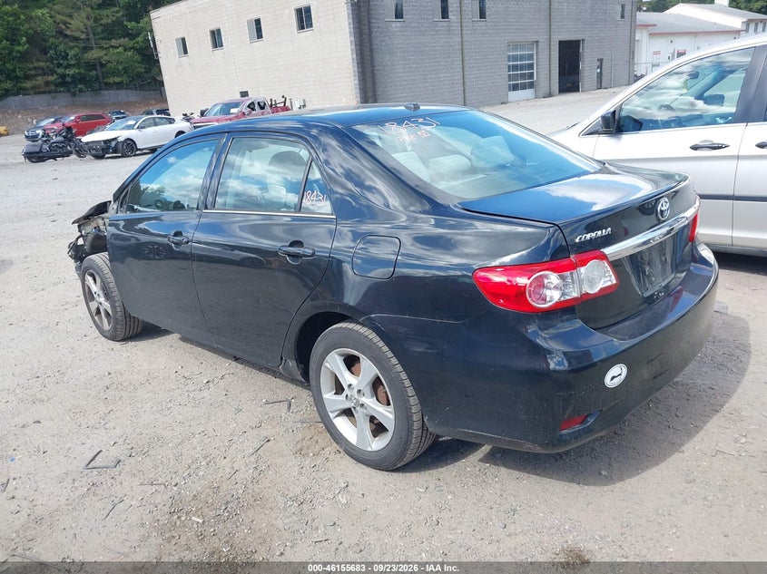Vin: 2t1bu4ee8dc949574, lot: 46655482, toyota corolla le 20133