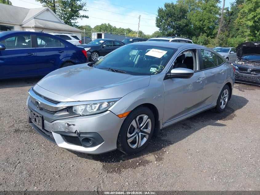 Vin: 2hgfc2f67gh549744, lot: 46655484, honda civic lx 20162