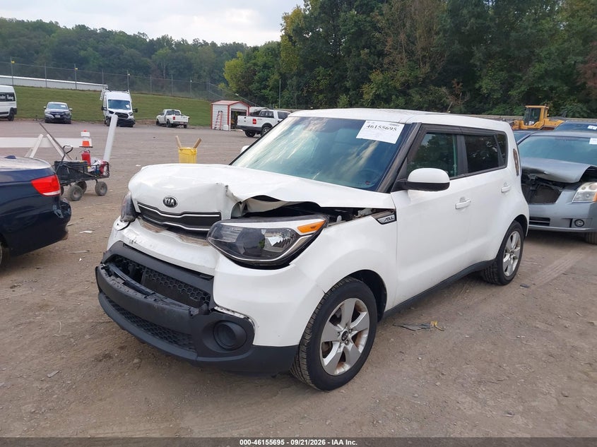 Vin: kndjn2a23k7635435, lot: 46655494, kia soul 20192