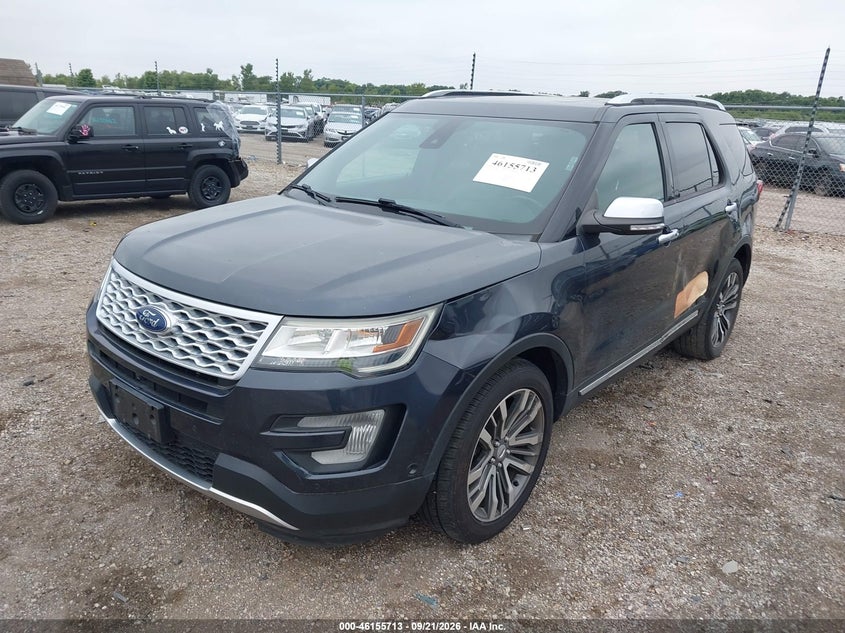 Vin: 1fm5k8ht6hgc84407, lot: 46655512, ford explorer platinum 20172